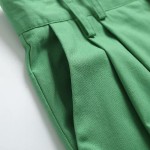 2025 Women Fashion Wide Leg Pants Linen Textured Vintage Loose trousers woman Pants y2k pantalon pour femme